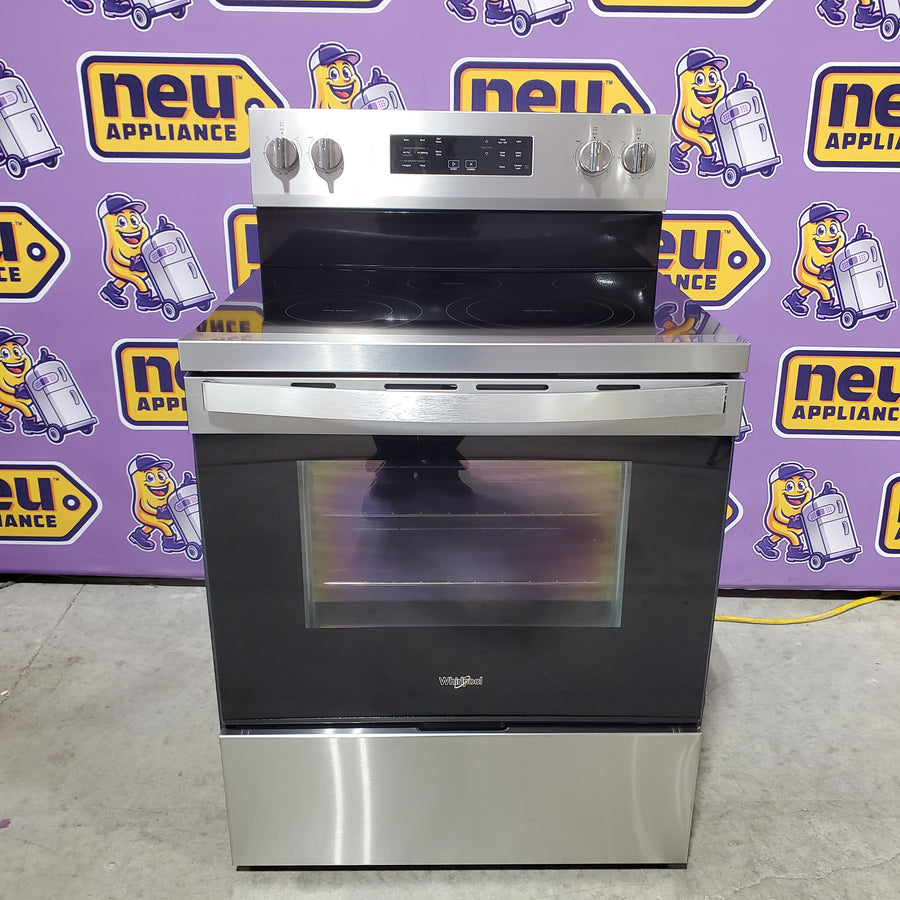 Whirlpool Energy Star Electric Range with Air Cooking Technology, No Preheat Air Fry, Air Baking and Self Clean WFES5030RZ - Scratch & Dent (Minor)