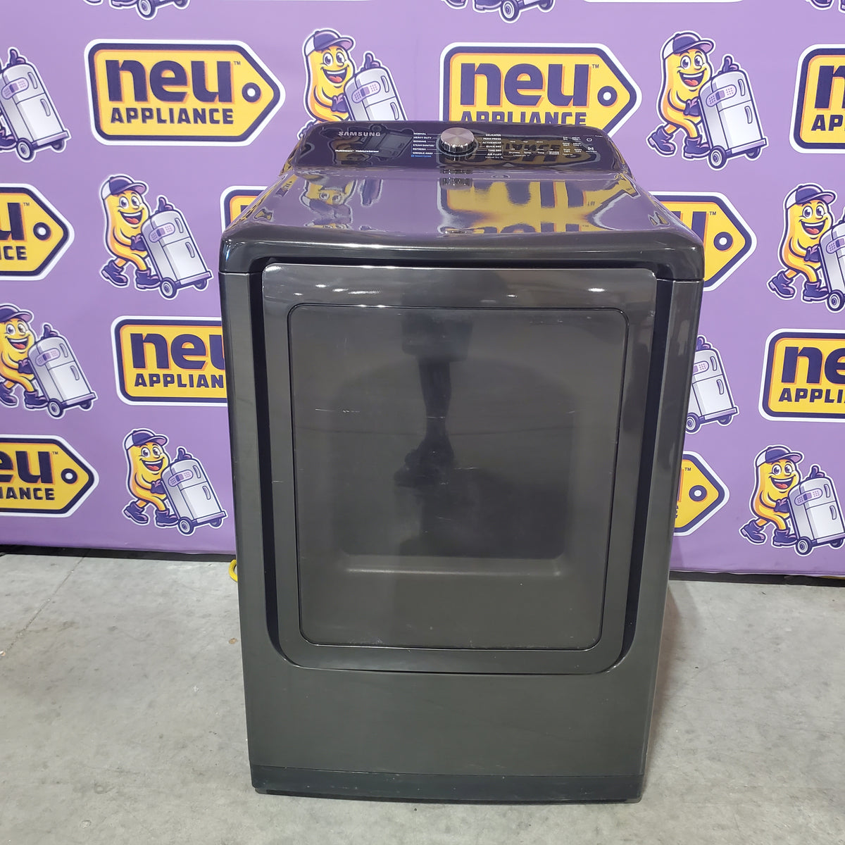 Samsung 7.4 cu ft Gas Dryer with Steam Sanitize Option DVG50R5400V - Certified Refurbished