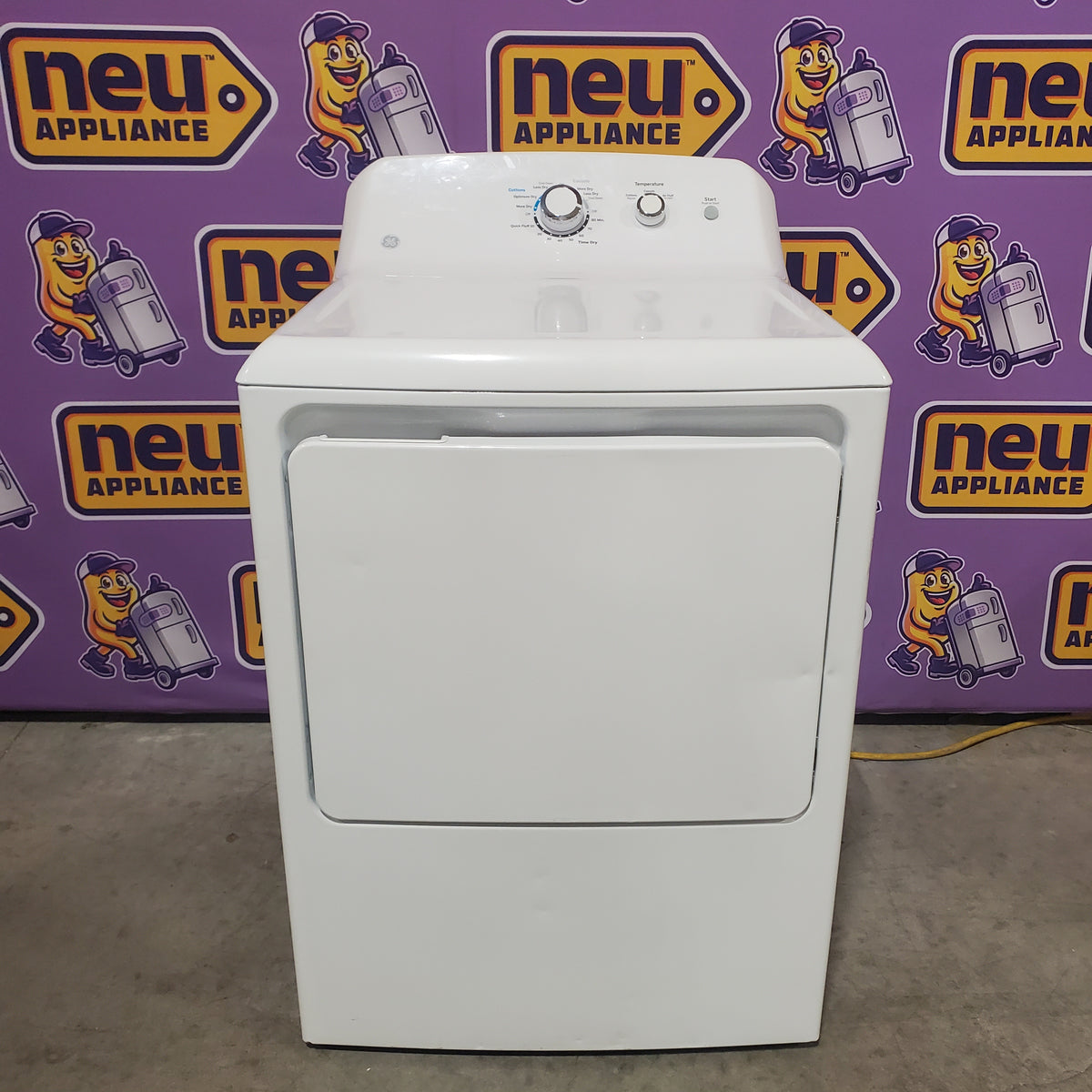 GE® 7.2 cu. ft. Capacity Aluminized Alloy Drum Electric Dryer GTD33EASKWW - Certified Refurbished
