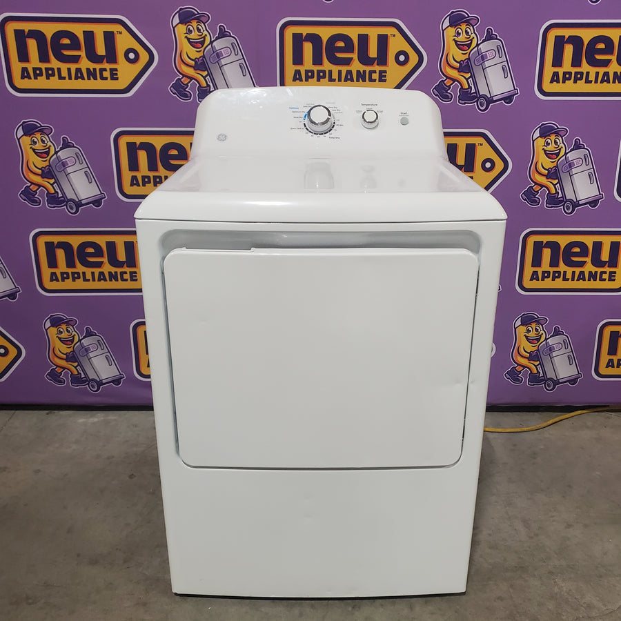 GE® 7.2 cu. ft. Capacity Aluminized Alloy Drum Electric Dryer GTD33EASKWW - Certified Refurbished