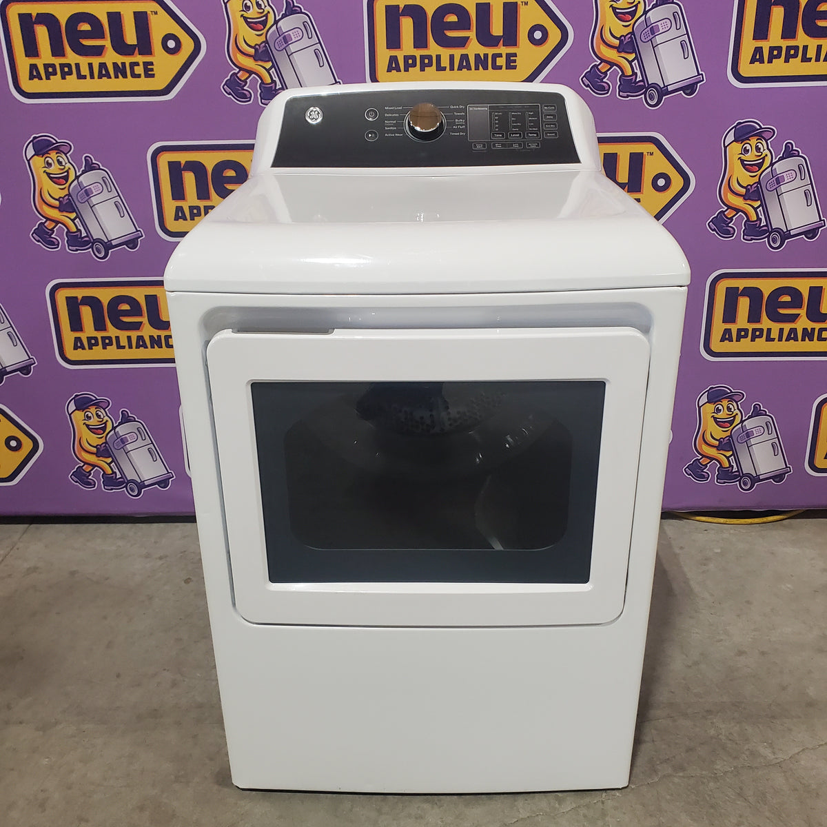 GE Electric 7.4 Cu. Ft. Front Load Dryer with Sensor Dry in White GTD58EBSVWS - Certified Refurbished