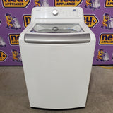 LG White Top Load 5.0 Cu. Ft. Mega Capacity Washer with TurboDrum Technology 3511217 - WT7150CW - Certified Refurbished