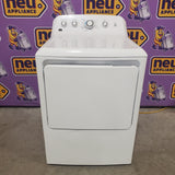 GE White Electric 7.2 Cu. Ft. Dryer with Aluminized Alloy Drum GTD42EASJWW - Certified Refurbished