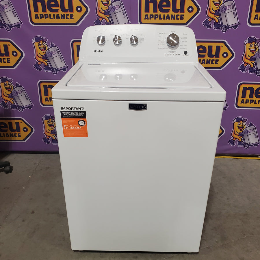 Maytag Top Load 3.8 cu. ft. Washer with Deep Fill and Quick Wash Cycle MVW4005SW - Scratch & Dent (Minor)