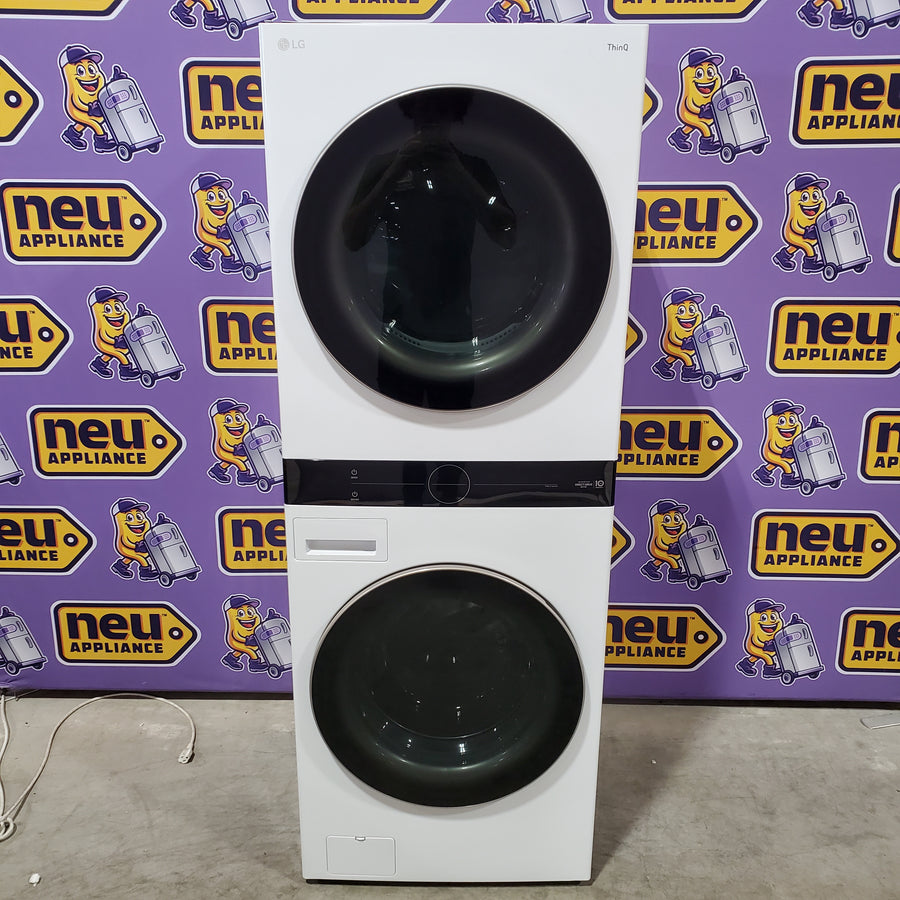LG Front Load Wash Tower with Center Control 4.5 Cu. Ft. Washer and 7.4 Cu. Ft. Dryer WKE100HWA - Scratch & Dent (Minor)