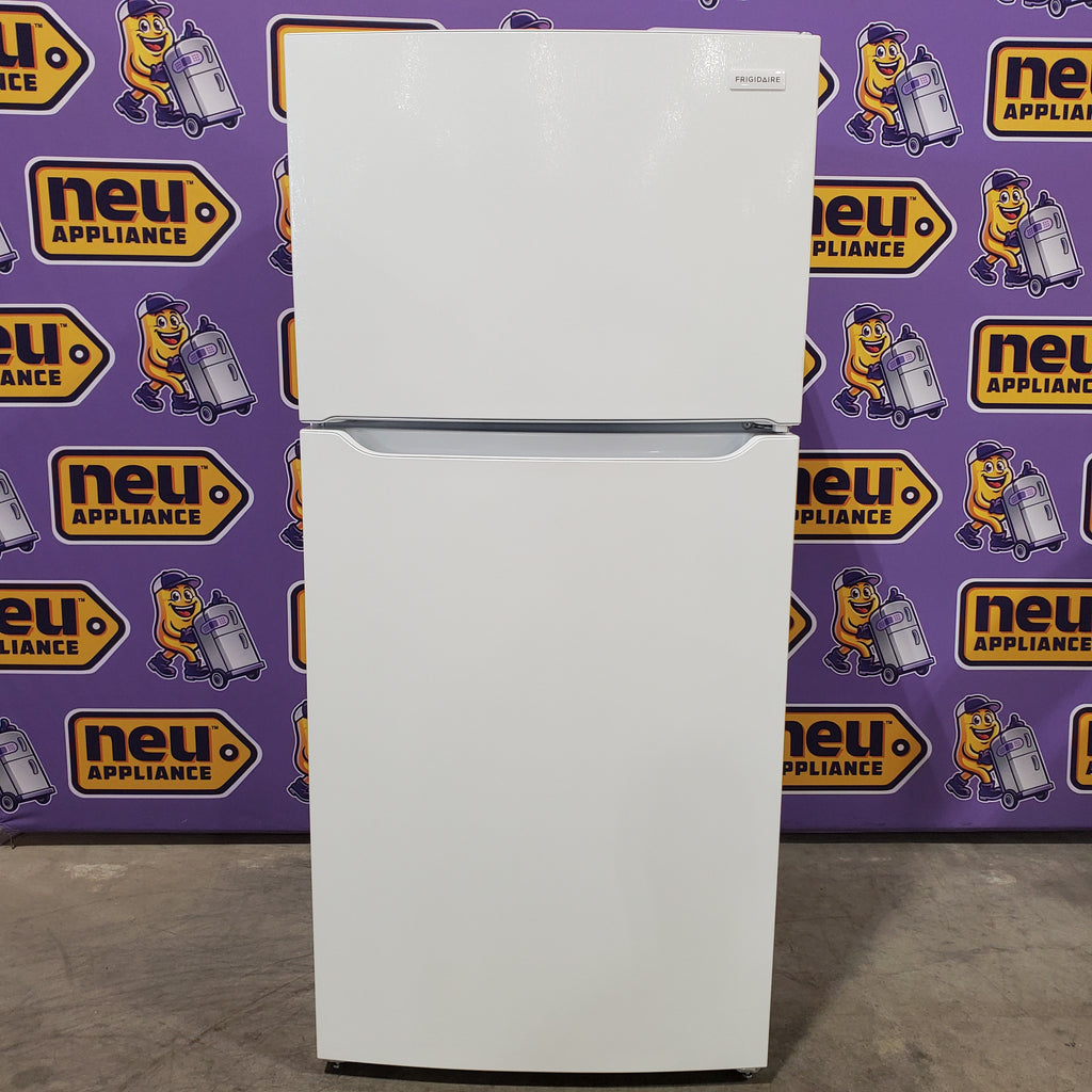 Frigidaire 30" Wide Garage Ready Top Freezer 18 Cu. Ft. Refrigerator with EvenTemp Cooling System and Spacious Interior Storage in White 22321475 - FFTR1814WW - Scratch & Dent (Minor)