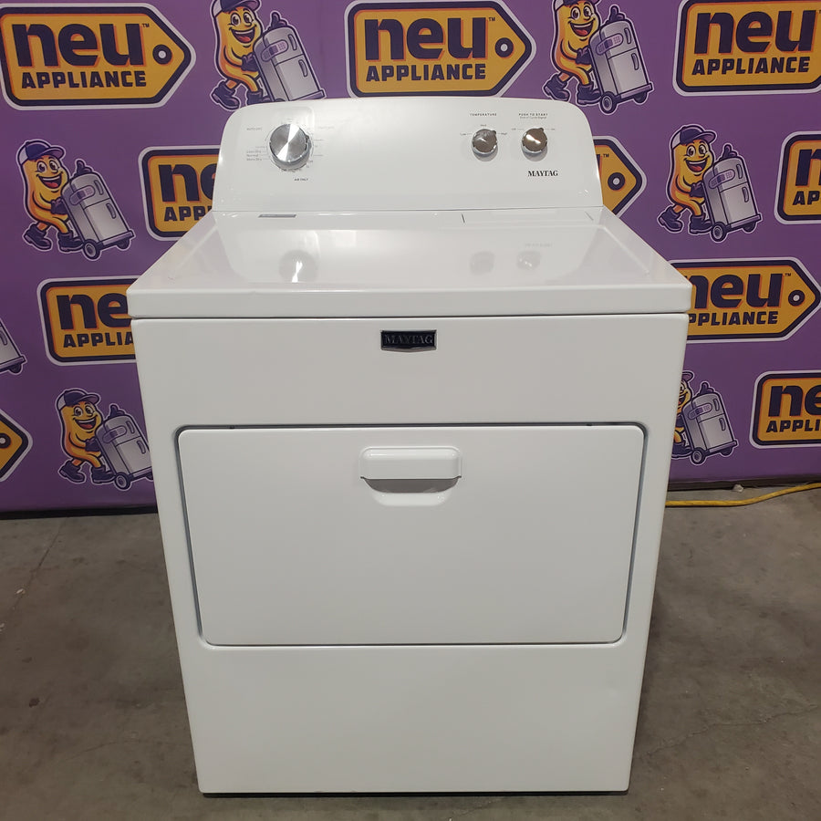 Maytag Top Load 3.8 cu. ft. Washer with Deep Fill and Quick Wash Cycle MVW4005SW - Scratch & Dent (Minor) and Maytag Top Load Electric Wrinkle Prevent 7.0 cu. ft. Dryer with Auto Dry MED4005SW - Scratch & Dent (Minor)