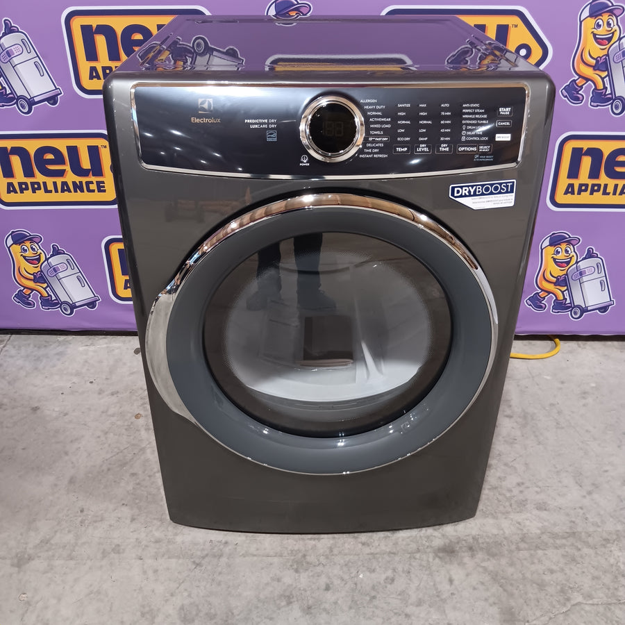 Electrolux Titanium Front Load 600 Series 4.5 Cu. Ft. Washer with Smartboost ELFW7637AT - Open Box and Electrolux Frontload Electric Steam Dryer 16287 - ELFE7537AT - Open Box