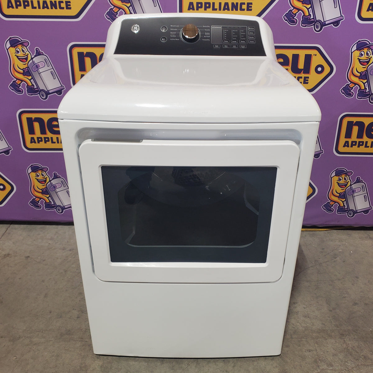 GE Electric 7.4 Cu. Ft. Front Load Dryer with Sensor Dry in White GTD58EBSVWS - Certified Refurbished