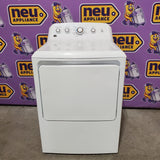 GE White Electric 7.2 Cu. Ft. Dryer with Aluminized Alloy Drum GTD42EASJWW - Certified Refurbished
