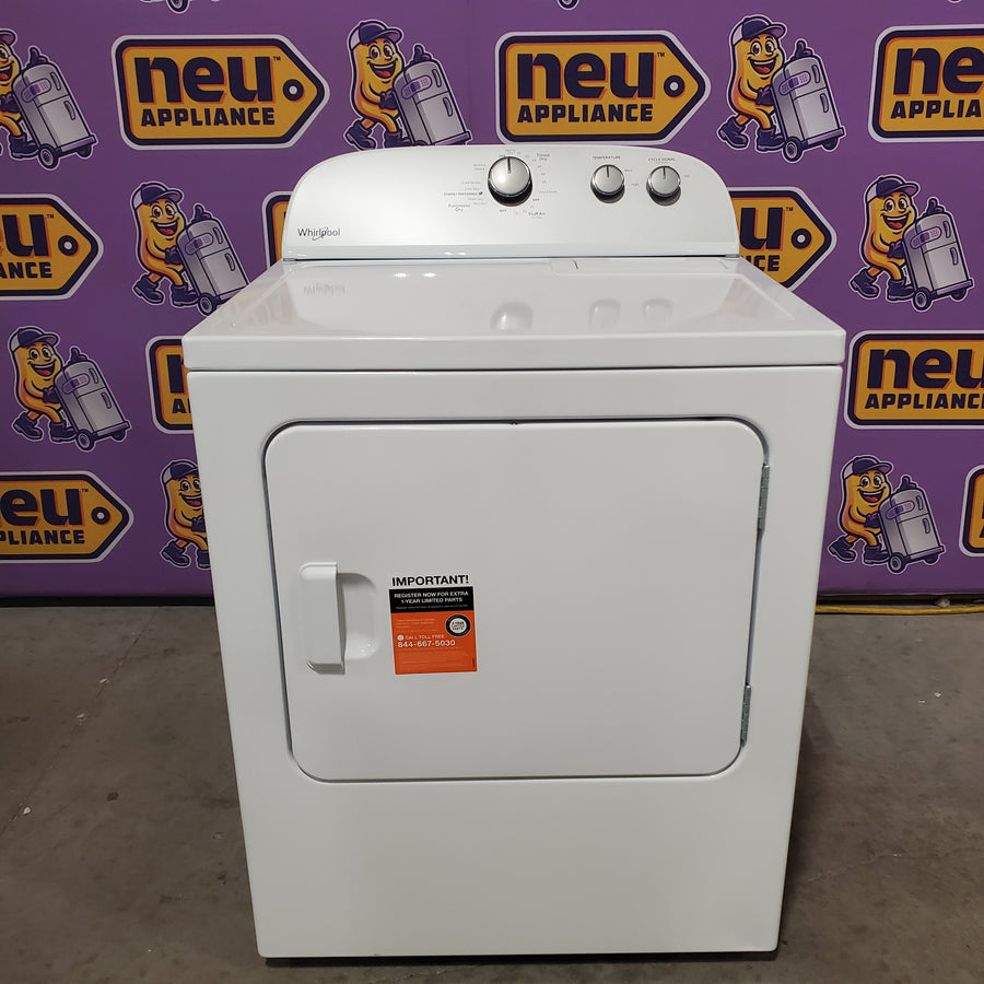 Whirlpool Top Load 3.5 Cu. Ft. Washer with Deep Water Wash Option WTW4816FW - Scratch & Dent (Minor) and Whirlpool Vented 7.0 Cu. Ft. Electric Dryer WED4815EW - Open Box