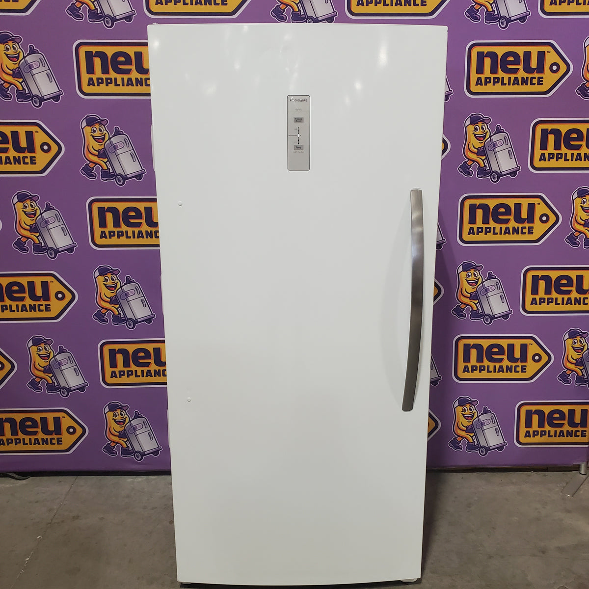 Frigidaire 20 Cu. Ft. ENERGY STAR Garage Ready White Upright Freezer with EvenTemp™ Cooling System FFUE2024AW - Scratch & Dent (Minor)