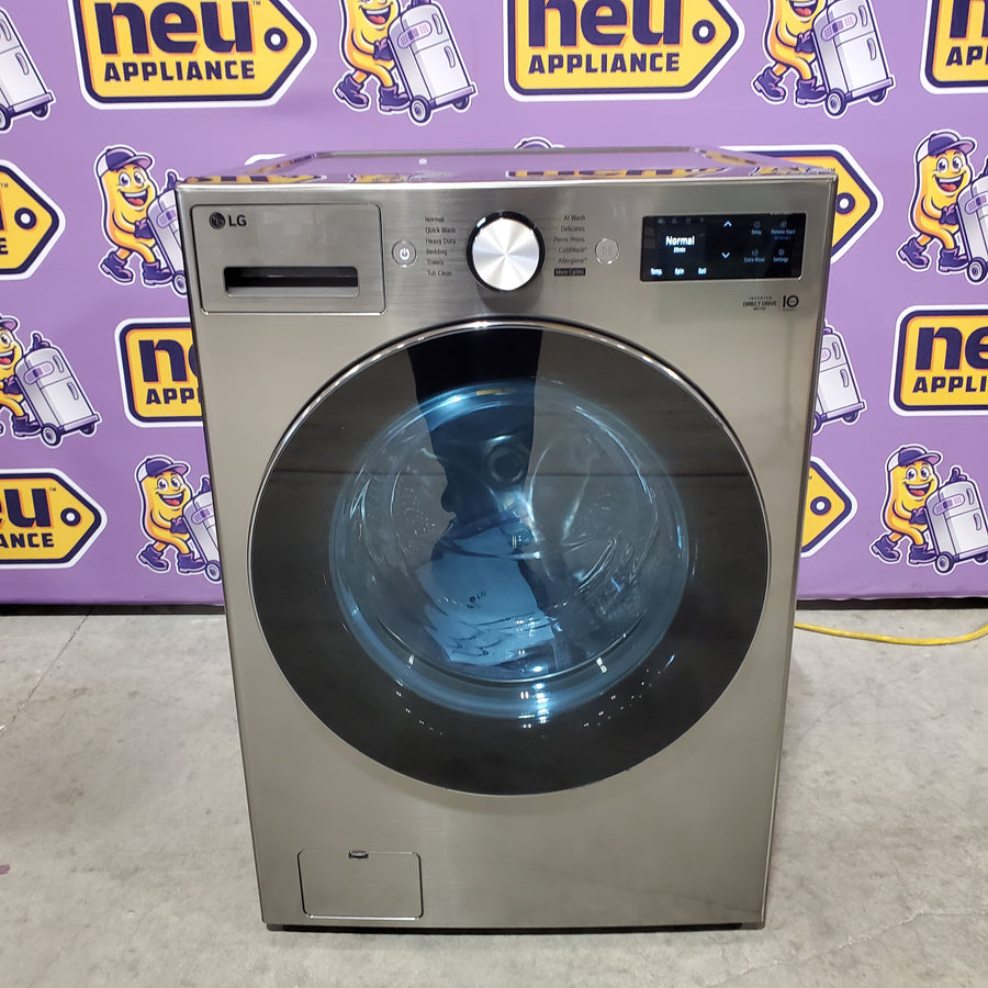 LG 5.0 cu. ft. Mega Capacity Smart Front Load Washer with TurboWash® 360°, AI Sensing and Hybrid Electronic Controls with LCD Display WM5800HVA - Scratch & Dent - Minor