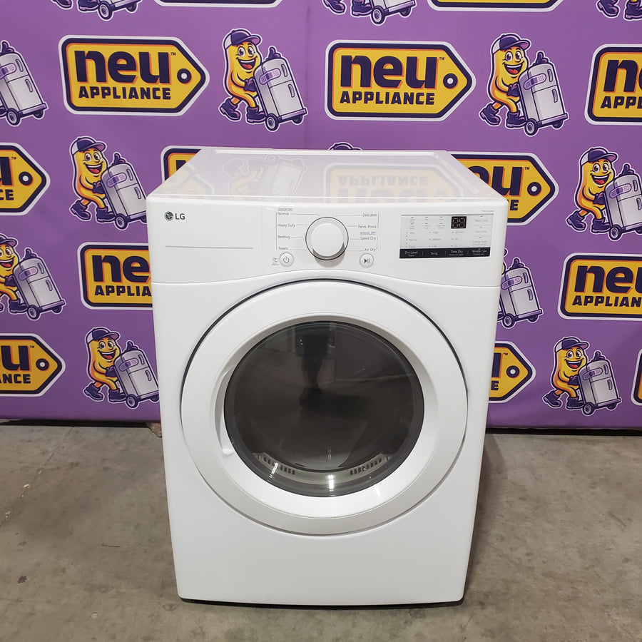 LG Ultra Large Capacity Front Load 4.5 Cu. Ft. Washer in White with ColdWash Technology WM3400CW - Scratch & Dent (Moderate) and LG 7.4 cu. ft. Large Capacity Electric Dryer in White DLE3400W - Open Box