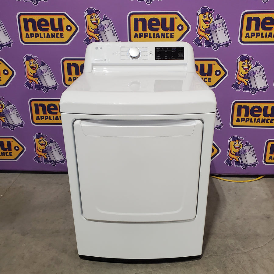 LG White Top Load 5.0 Cu. Ft. Mega Capacity Washer with TurboDrum Technology WT7150CW - Certified Refurbished and LG 7.3-cu ft Vented Gas Dryer in White 16301 - DLG7101W - Certified Refurbished