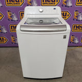 LG White Top Load 5.0 Cu. Ft. Mega Capacity Washer with TurboDrum Technology WT7150CW - Certified Refurbished