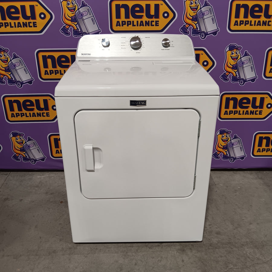 Maytag 4.5 cu. ft. Capacity Top Load Washer with Power™ Agitator and Deep Fill MVW4505MW - Scratch & Dent (Minor) and Maytag 7.0 cu. ft. Capacity Top Load Electric Wrinkle Prevent Dryer 16284 - MED4500MW - Open Box