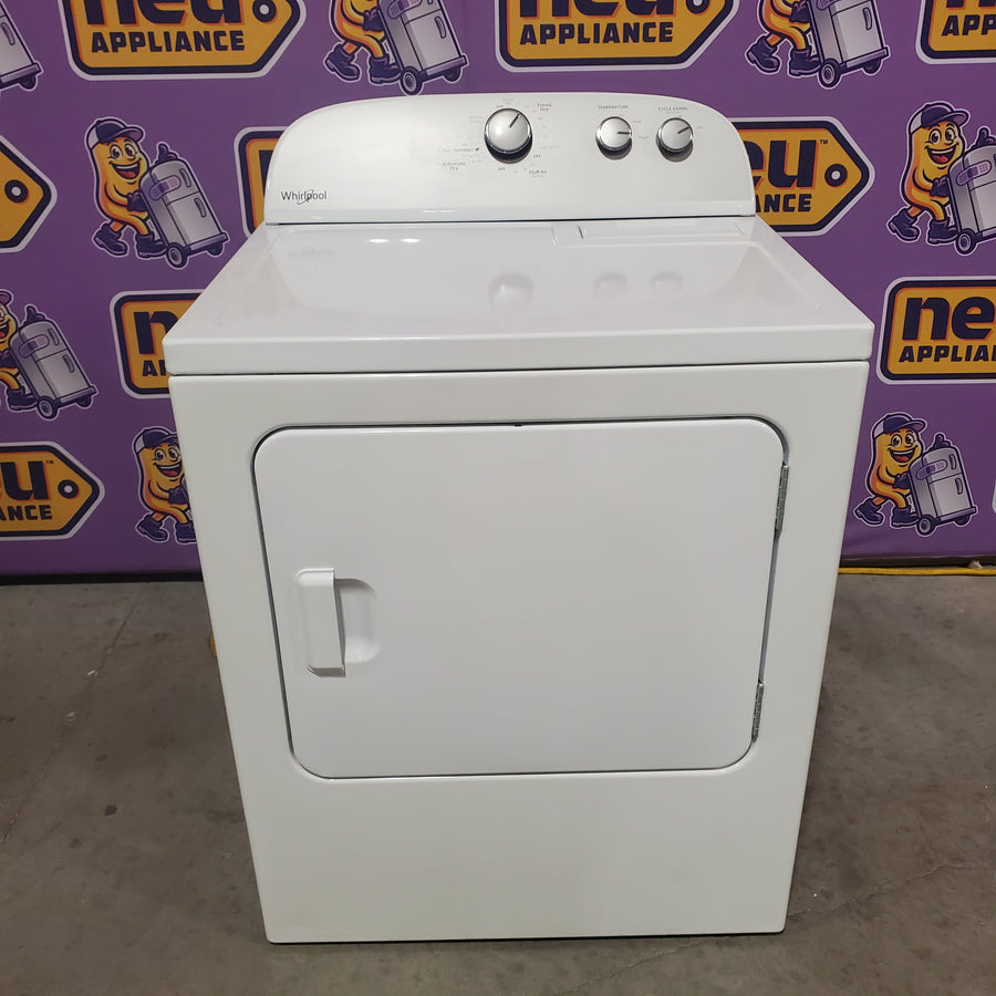 Whirlpool White Electric Extra Large 7.0 Cu. Ft. Dryer with Wrinkle Shield WED4815EW - Scratch & Dent (Minor)
