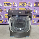 LG Black Steel 9.0 cu. ft. Mega Capacity Smart wi-fi Enabled Front Load Electric Dryer with TurboSteam™ and Built-In Intelligence DLEX8900B - Open Box