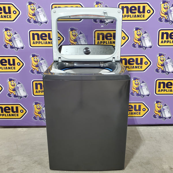 GE Profile™ ENERGY STAR® 4.9 cu. ft. Capacity Washer with Smarter Wash Technology and FlexDispense™ 20232728 - PTW605BPRDG - Open Box
