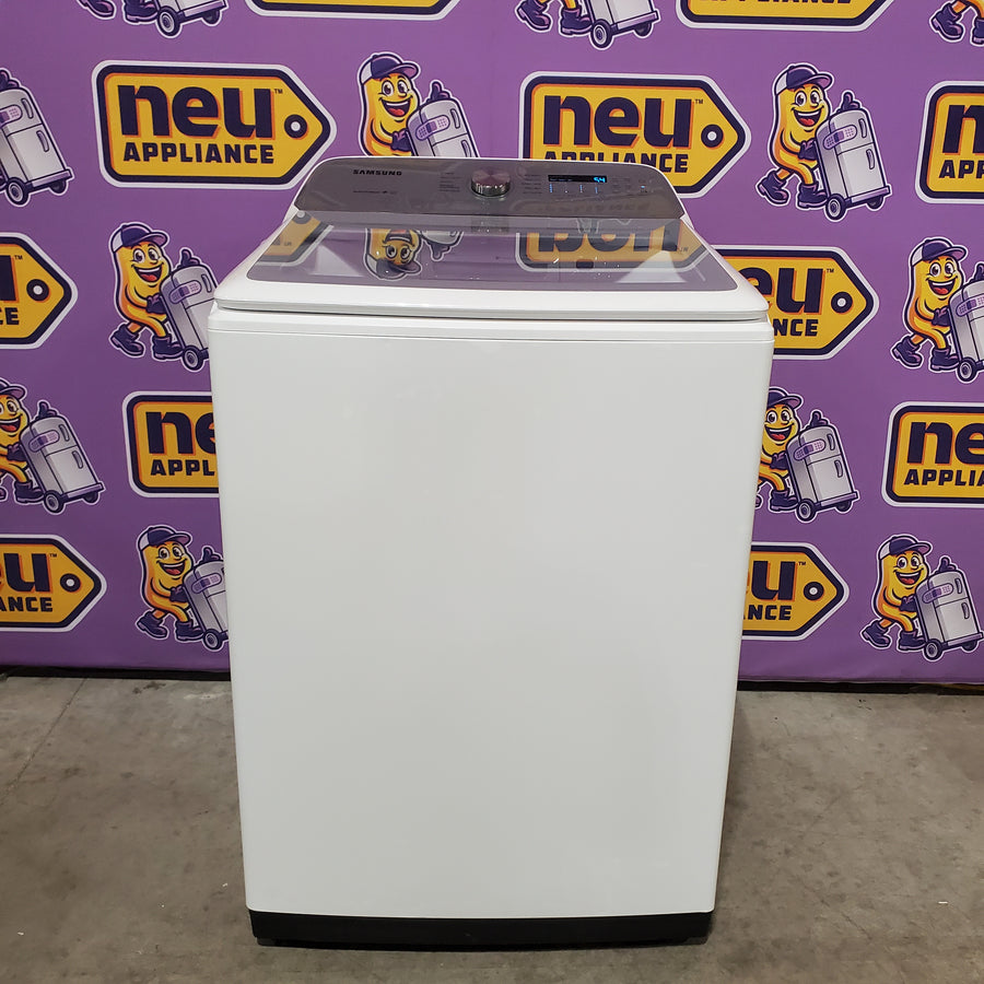 Samsung ENERGY STAR 5.0 cu. ft. Top Load Washing Machine with Active Water Jet WA50R5200AW - Certified Refurbished