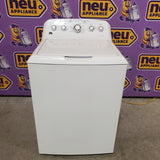 GE White Top Load 4.2 Cu. Ft. Washer with Stainless Steel Basket and Dual Action Agitator GTW460ASJWW - Certified Refurbished
