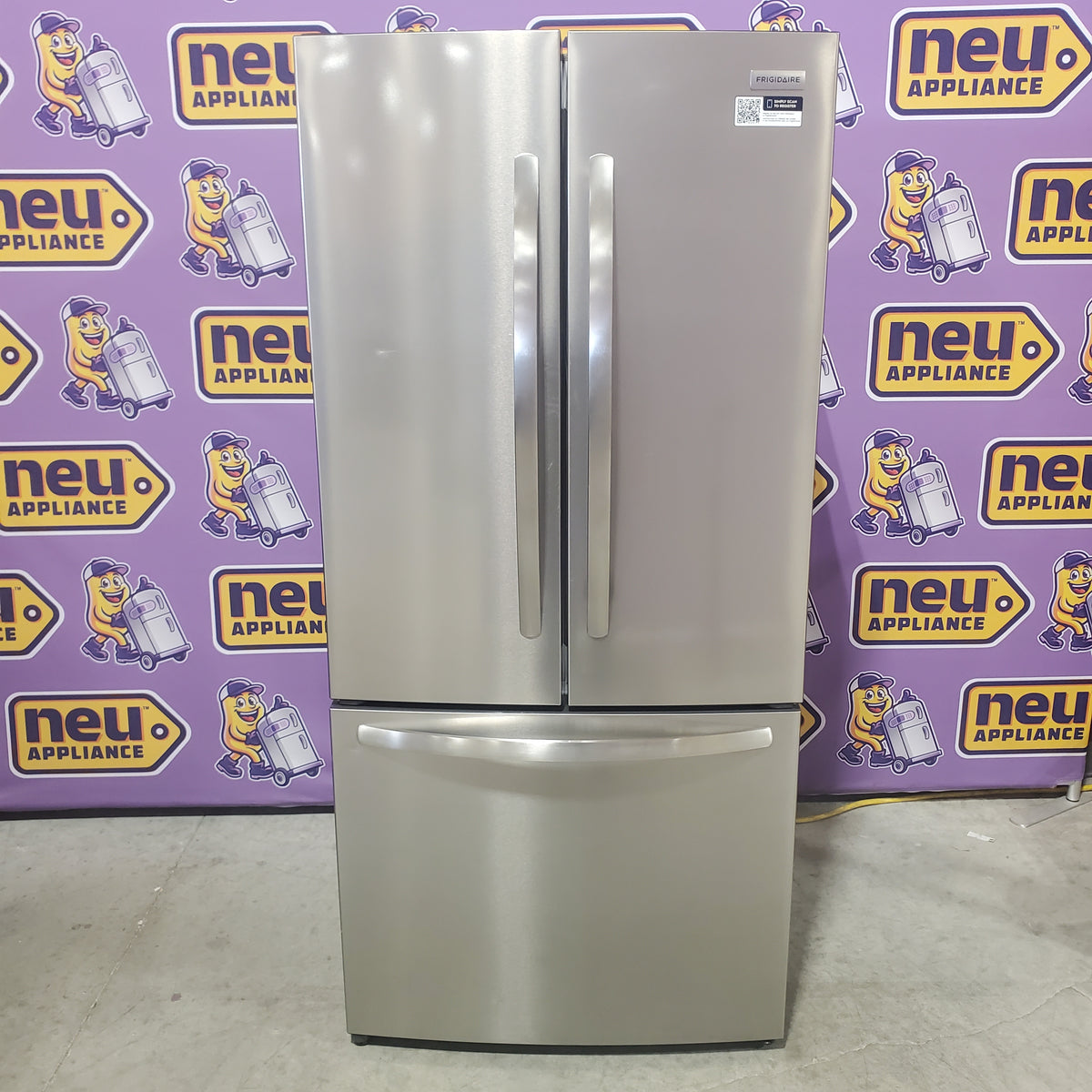 Frigidaire 31" Wide 18 Cu. Ft. Counter-Depth French Door Refrigerator 22142803 - FRFG1723AV - Scratch & Dent (Major)
