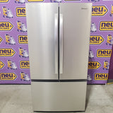 Whirlpool French Door 31 Cu. Ft. Refrigerator with Total Coverage Cooling in Fingerprint Resistant Stainless Steel WRFF3136SZ - Scratch & Dent (Minor)