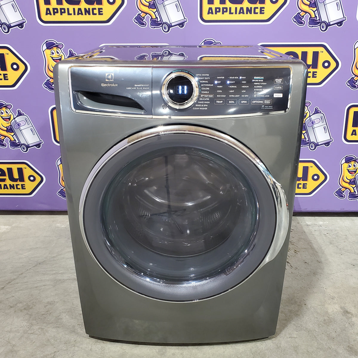 Electrolux Titanium Front Load 600 Series 4.5 Cu. Ft. Washer with Smartboost and Hand Wash Cycle 22521682 - ELFW7637AT - Open Box