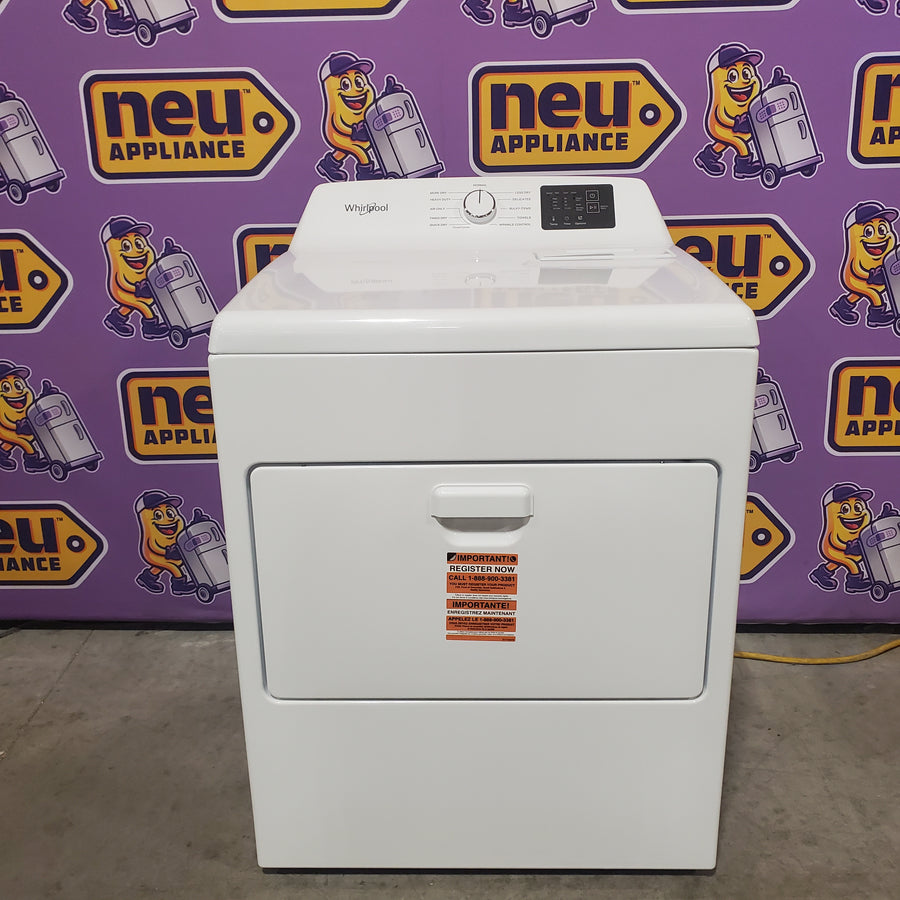 Whirlpool 7.0 cu. ft. Electric Dryer with Adaptive Dry and Wrinkle Shield™ Option WED4307SW - Open Box