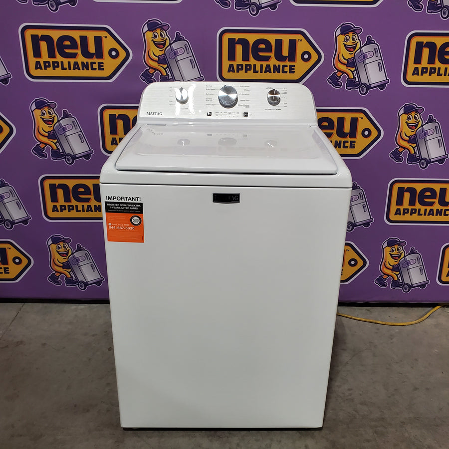 Maytag 4.2 Cu. Ft. Capacity Top Load Washer in White MTW4205SW - Scratch & Dent (Minor)