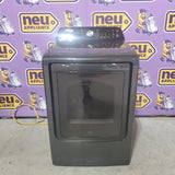 Samsung Black Stainless Steel Electric 7.4 Cu. Ft. Dryer with Steam Sanitize DVE50R5400V - Scratch & Dent (Major)