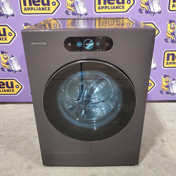 LG SIGNATURE 5.8 cu. ft. Smart Front Load Washer with ezDispense® and Touch LCD Control 22321465 - WM9901HBA - Scratch & Dent (Moderate)