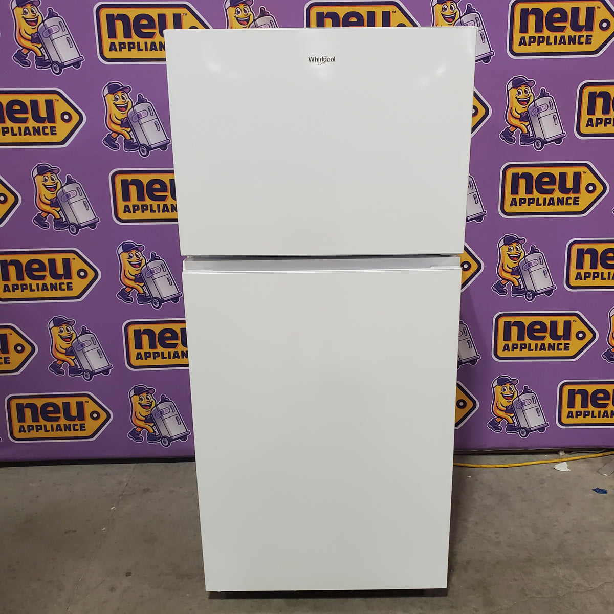 Whirlpool 19.3 Cu. Ft. Freestanding Top-Freezer Garage Ready Refrigerator in White WRTX5419SW - Scratch & Dent (Minor)