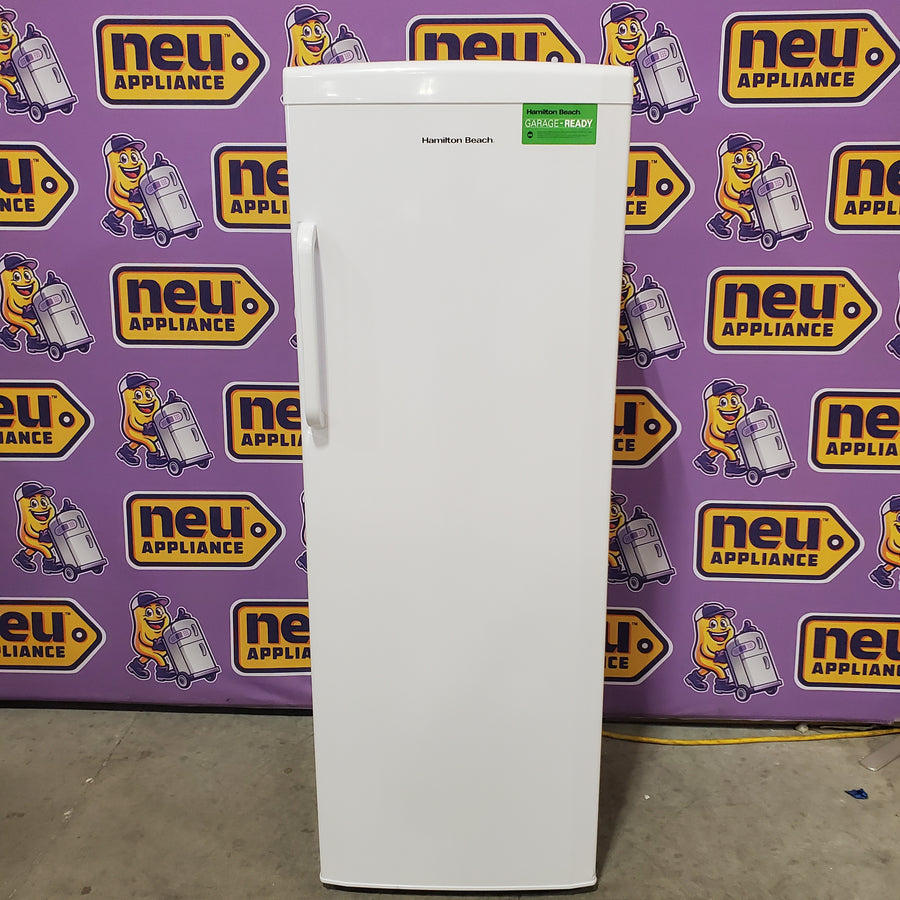 Hamilton Beach 11 Cu Ft Upright Freezer in White HBFRF0011 - Scratch & Dent (Minor)