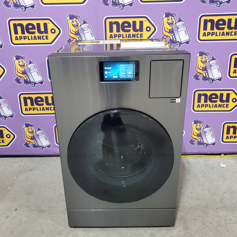 Samsung Dark Steel Bespoke 5.3 cu. ft. Ultra Capacity All-In-One Washer Dryer Combo with Super Speed and Ventless Heat Pump WD53DBA900HZ - Scratch & Dent (Minor)