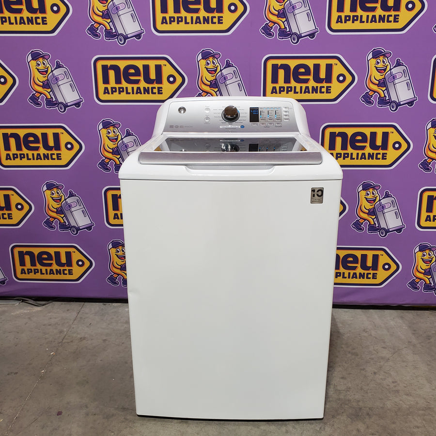 GE® 4.6 cu. ft. Capacity Washer with Stainless Steel Basket GTW680BSJWS - Certified Refurbished