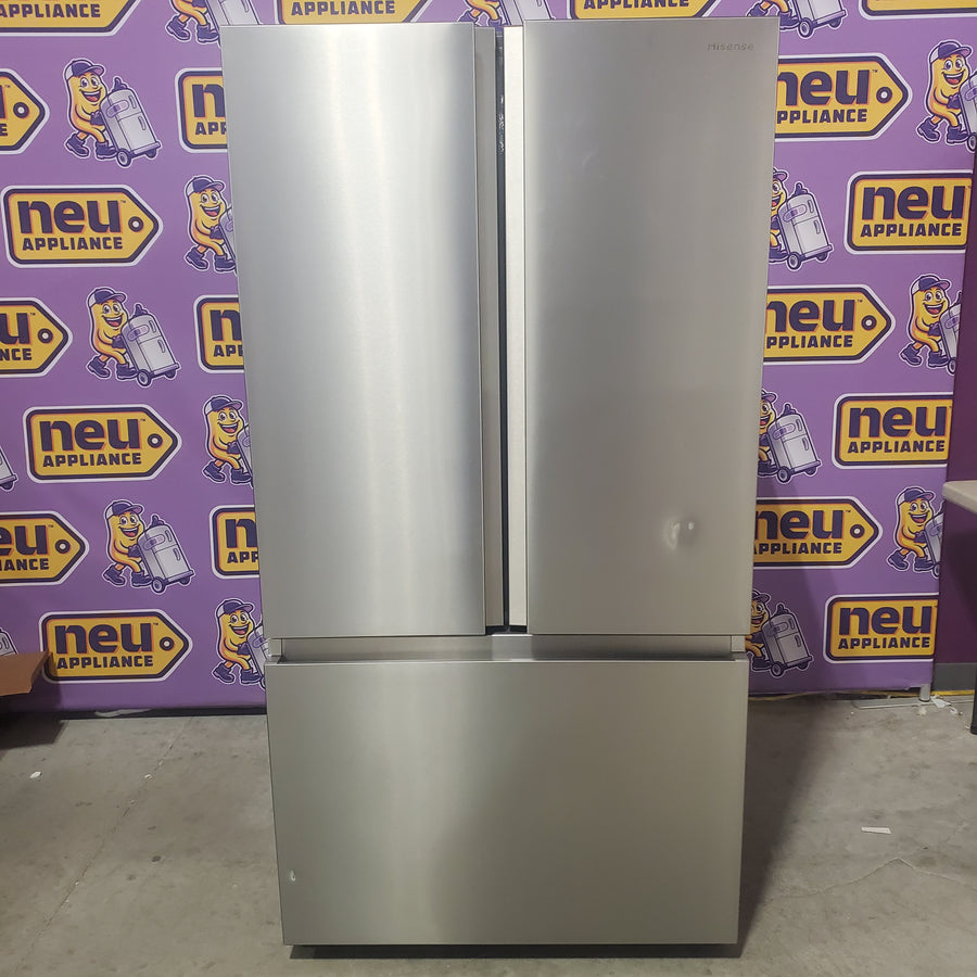 Hisense 26.6 cu. ft. French Door Refrigerator in Fingerprint Resistant Stainless Steel HRF266N6CSE1 - Scratch & Dent (Major)