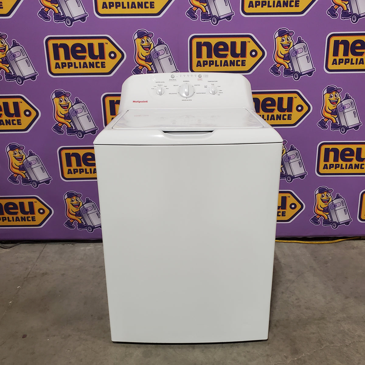 Hotpoint® 4.0 cu. ft. Capacity Washer with Cold Plus and Water Level Control HTW265ASWWW - Certified Refurbished