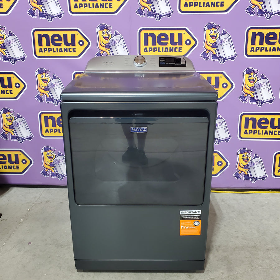 Maytag 5.3 Cu. Ft. Pet Pro Top Load Impeller Washer with Extra Power MTW7200RF - Open Box and Maytag 7.4 Cu. Ft. Pet Pro Top Load Electric Dryer with Sanitize Cycle MED7205RF - Open Box)