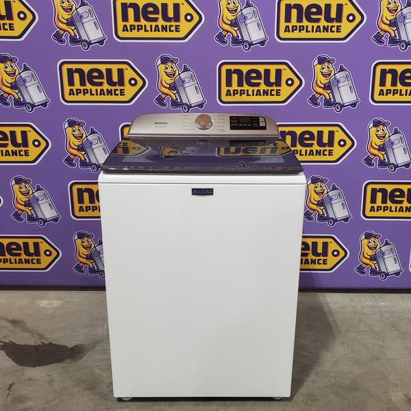 Maytag 5.2 Cu. Ft. Top Load Agitator Washer with Extra Power and Smart Appliance 22442617 - MTW6205RW - Open Box