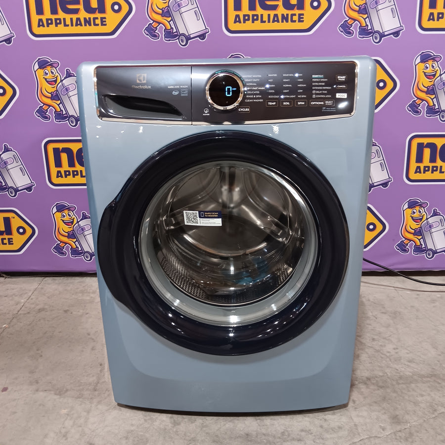 Electrolux 27 in. 4.5 cu.ft. HE Front Load ENERGY STAR Washer with LuxCare Wash System ELFW7437AG - Open Box and  Electrolux 8 cu.ft.  Electric Dryer vented Front Load Perfect Steam Dryer with Instant Refresh 16273 - ELFE7437AG - Open Box