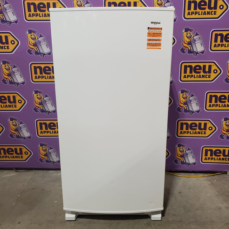 Whirlpool 20 cu. ft. Upright Freezer with LED Lighting with Fast Freeze 22442653 - WZF34X20DW - Scratch & Dent (Minor)