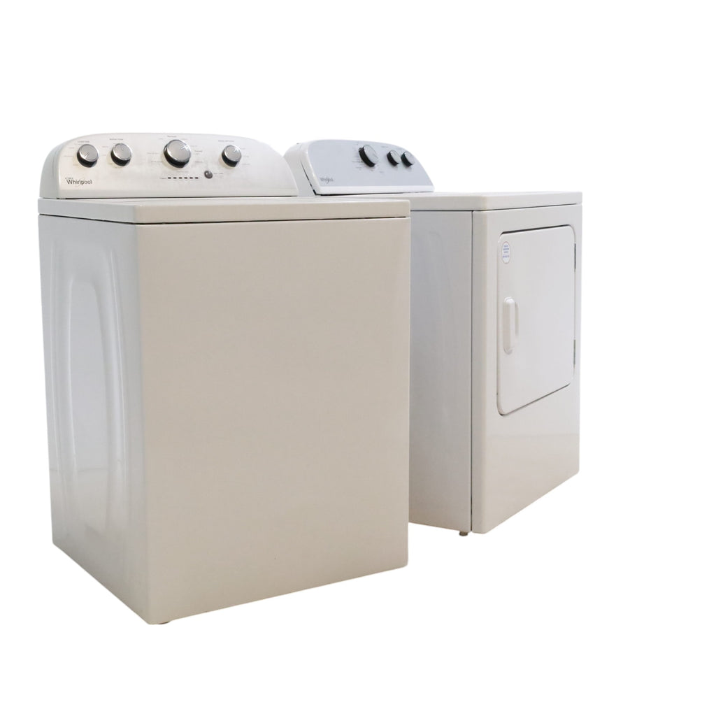 Pictures of Neu Preferred Whirlpool Agitator Washer & Electric Dryer Set: 3.5 cu. ft. Agitator Washer With Extra Water Cycle / Option & 7.0 cu. ft. Electric 220v Dryer With Auto Sensor Dry - Certified Refurbished - Neu Appliance Outlet - Discount Appliance Outlet in Austin, Tx