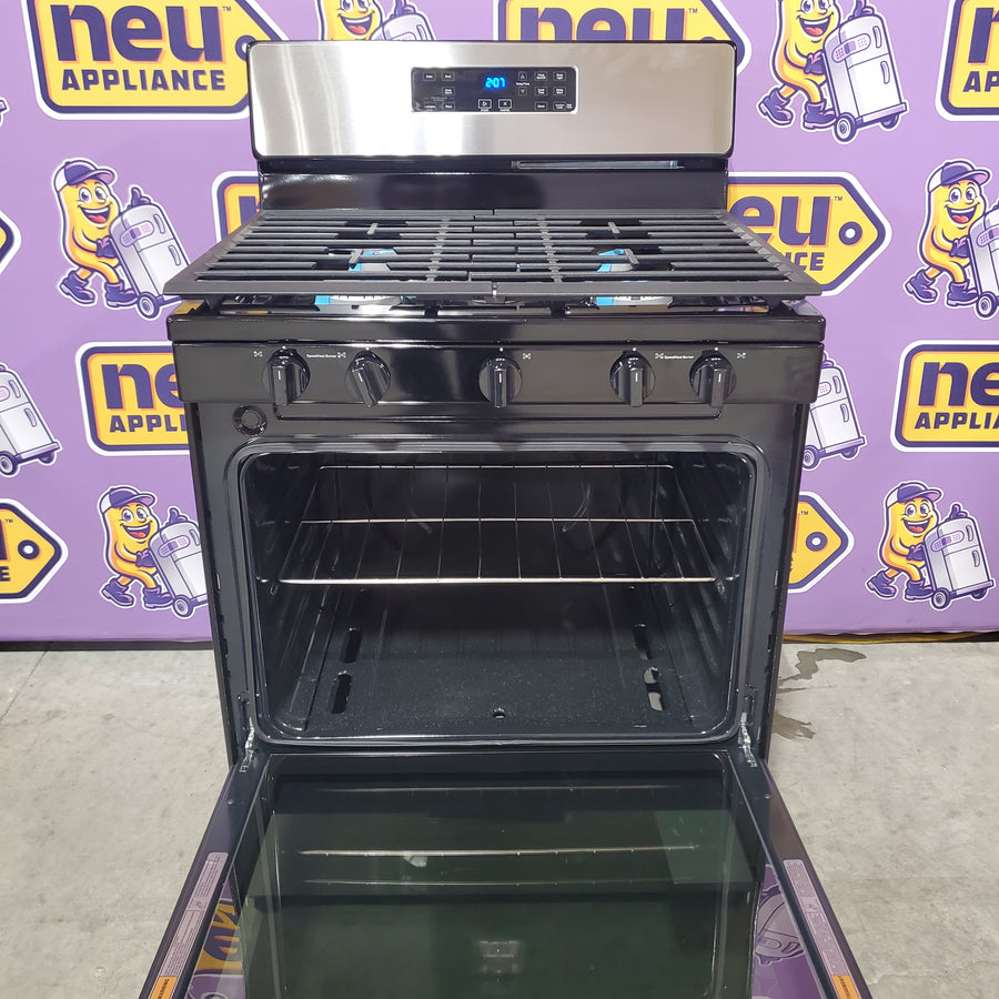 *Propane* Whirlpool 5.1 Cu. Ft. Freestanding Gas Range with Edge to Edge Cooktop WFG505M0MS - Open Box