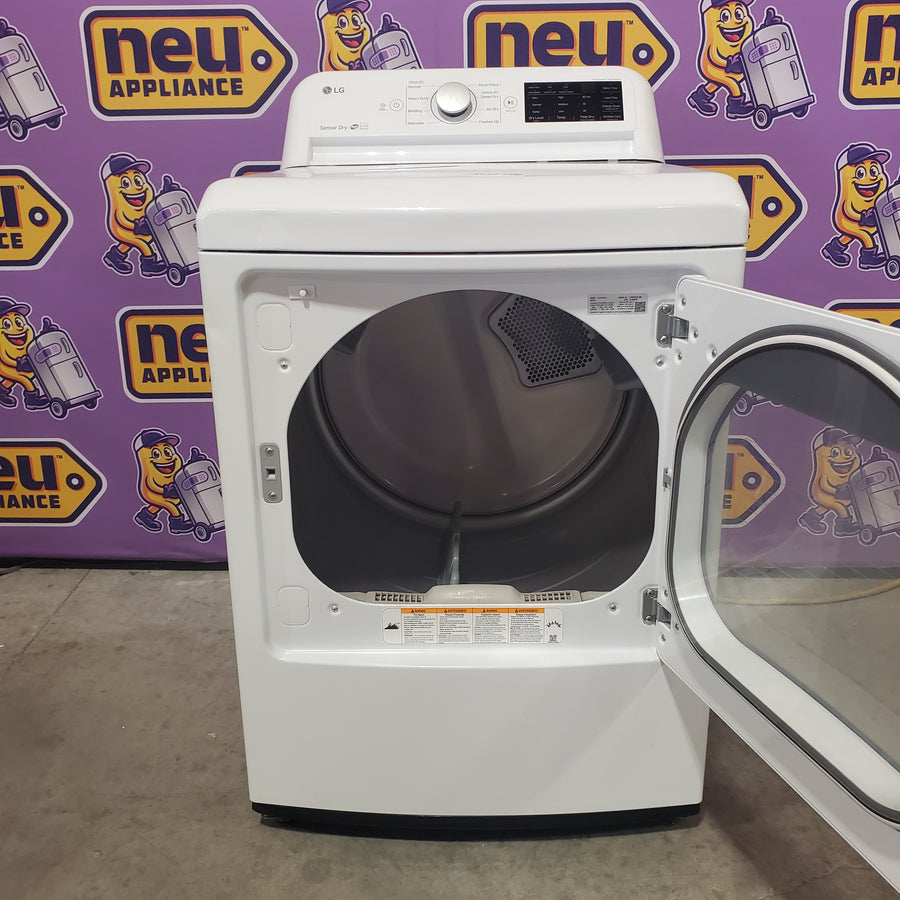 LG White Ultra Large Capacity Gas 7.3 Cu. Ft. Dryer with Sensor Dry DLG7151W - CERTIFIED REFUBISHED