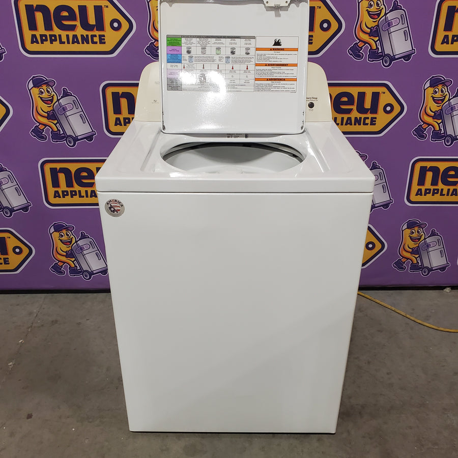 Roper White 3.5 Cu. Ft. Top Load High Efficiency Washer with Agitator RTW4516FW - Certified Refurbished