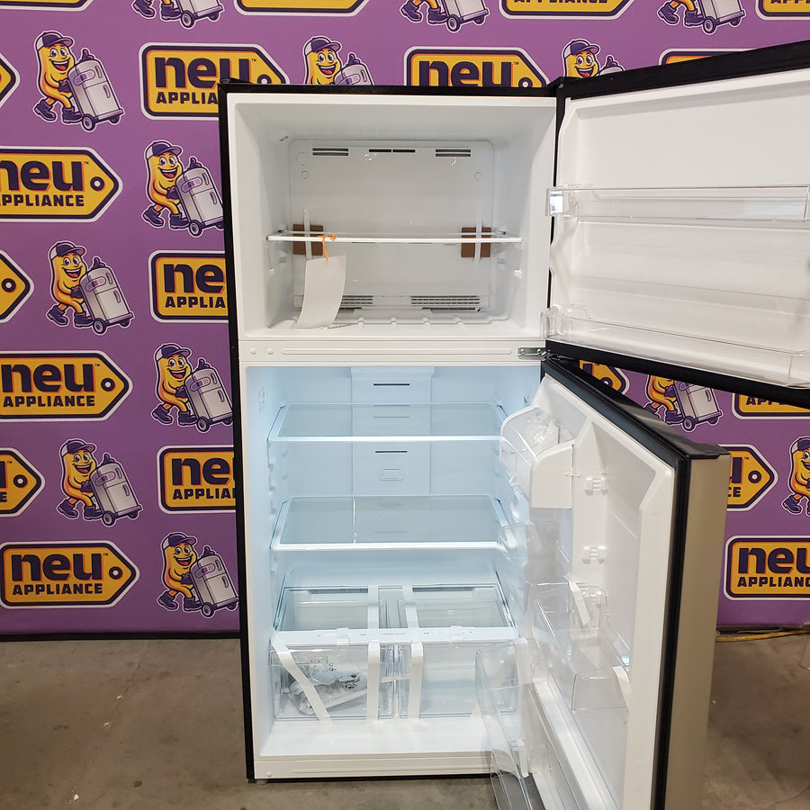 Vissani 18.1 cu. ft. Top Freezer Refrigerator in Fingerprint Resistant Stainless Steel Look, Garage Ready MDTF18SSR5 - Scratch & Dent (Moderate)