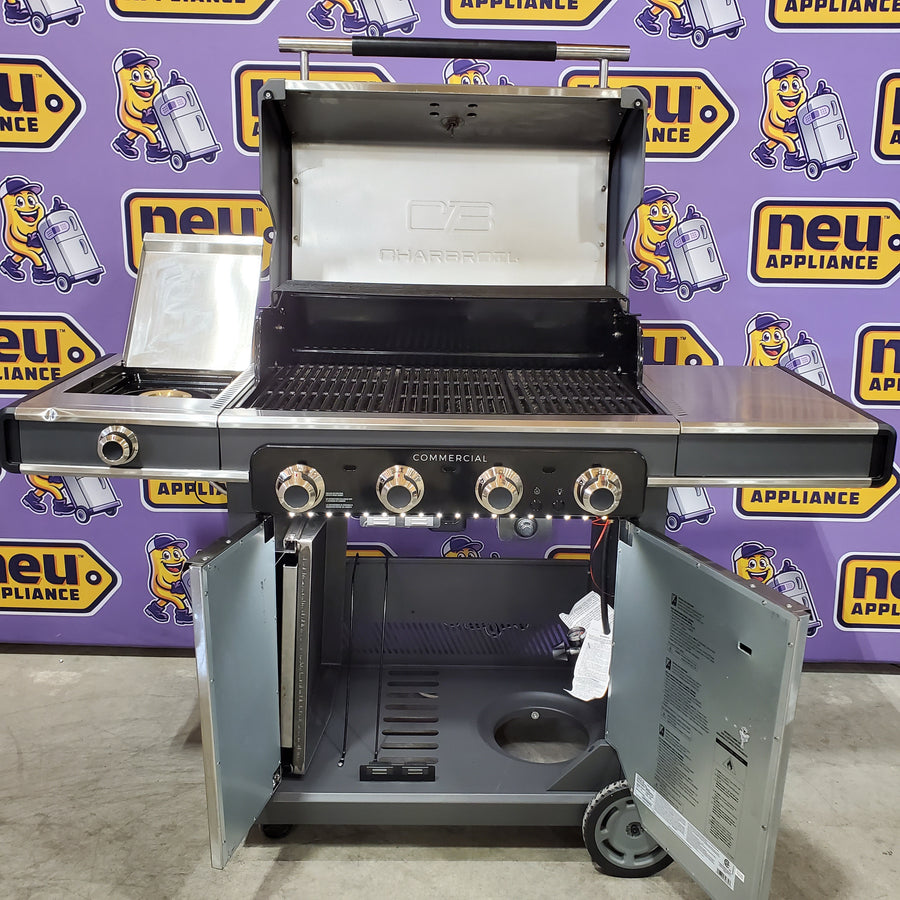 Charbroil® Commercial Series™ 4 Burner Gas Grill & Griddle in Stainless Steel 463263924 - Scratch & Dent (Moderate)
