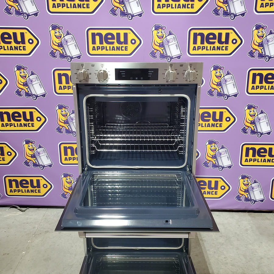 Bertazzoni 30" Built-In Double Electric Convection Wall Oven Self-Clean in Stainless Steel MAST30FDEXV - Scratch & Dent (Minor)